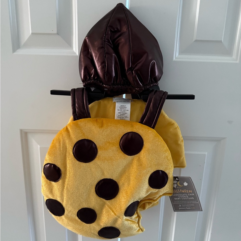 NWT Pottery Barn Chocolate Chip Baby Halloween Costume. 6-12 months